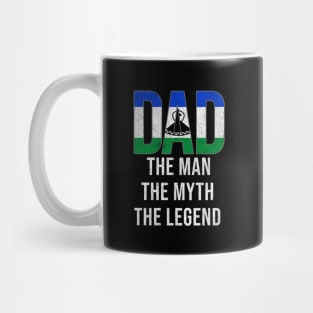 Basotho Dad The Man The Myth The Legend - Gift for Basotho Dad With Roots From Basotho Mug